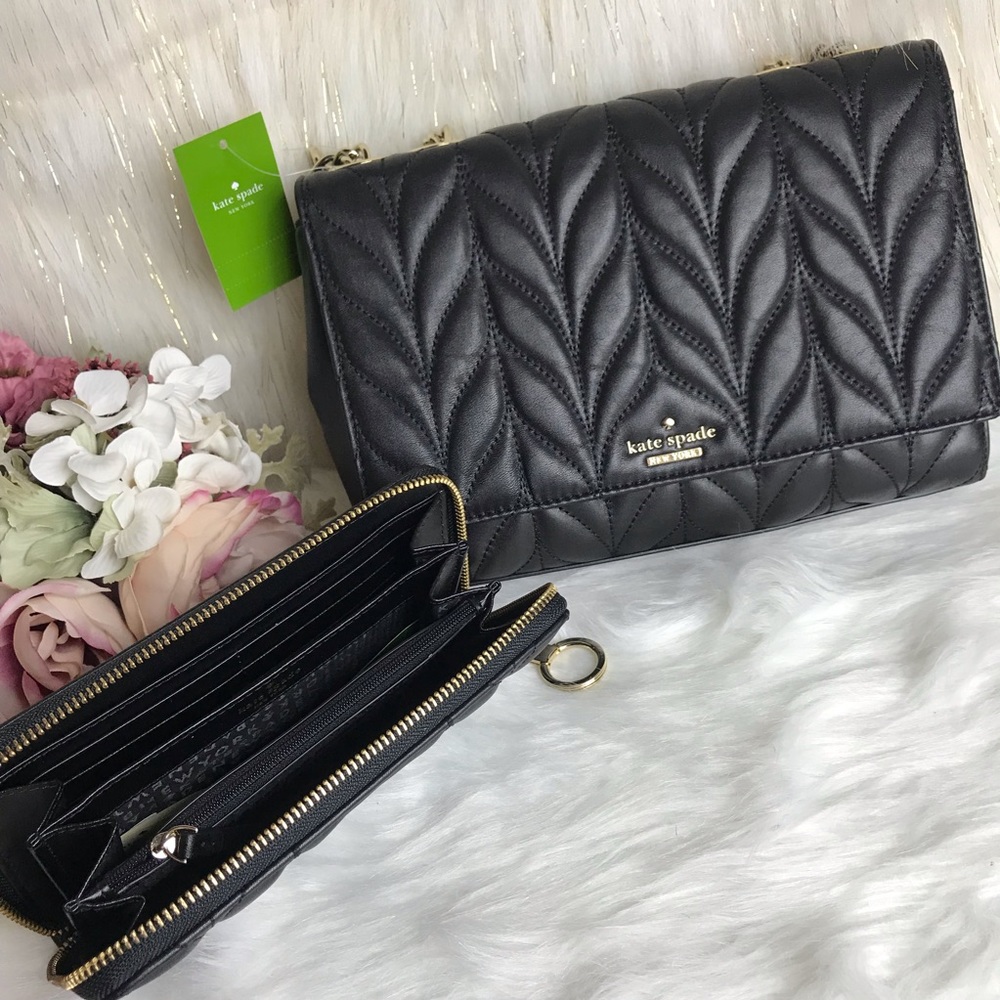 ❌SOLD❌Kate Spade Briar Lane Quilted Bag Wallet Set - Picture 2 of 8